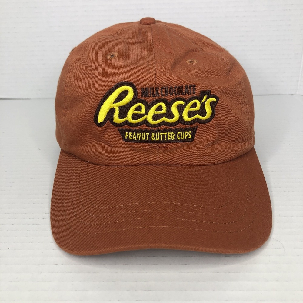 Reese's Hat Cap Strap Back Embroidered Peanut Butter Cups Promo One‎ Size Mens